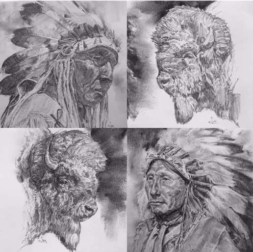 Study For “Native American”