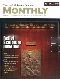 Texas A&M Animal Science Monthly cover