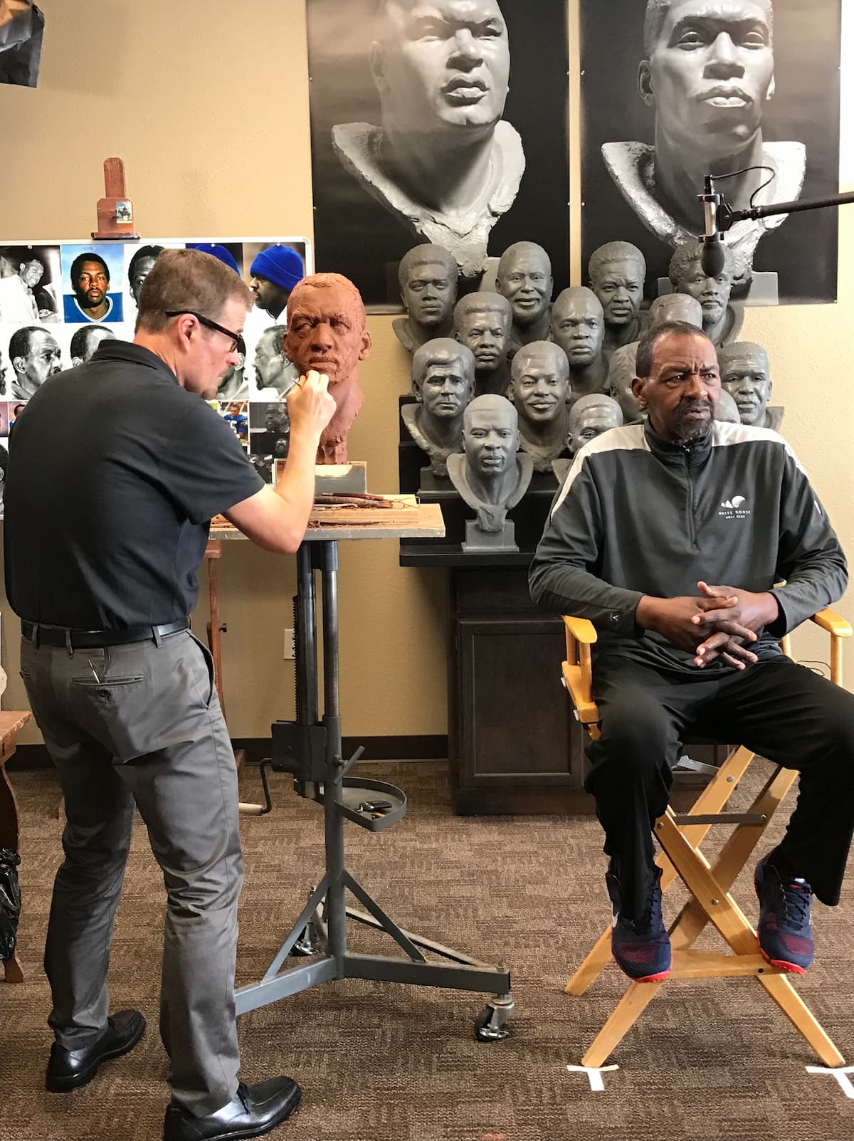 Kenny Easley Sculpture
