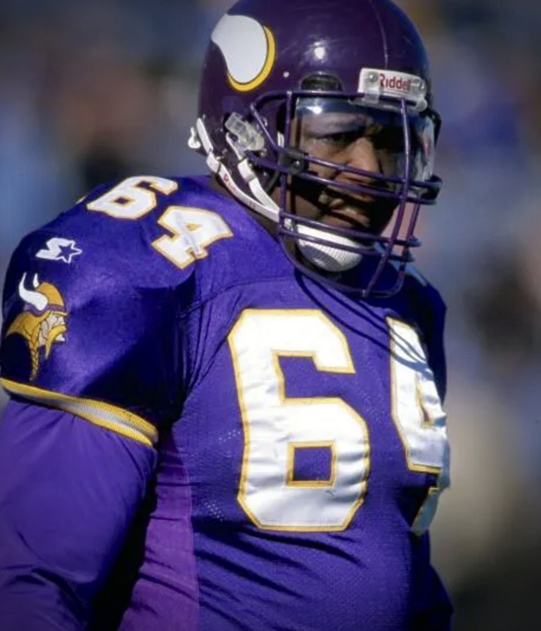 Randall McDaniel in uniform